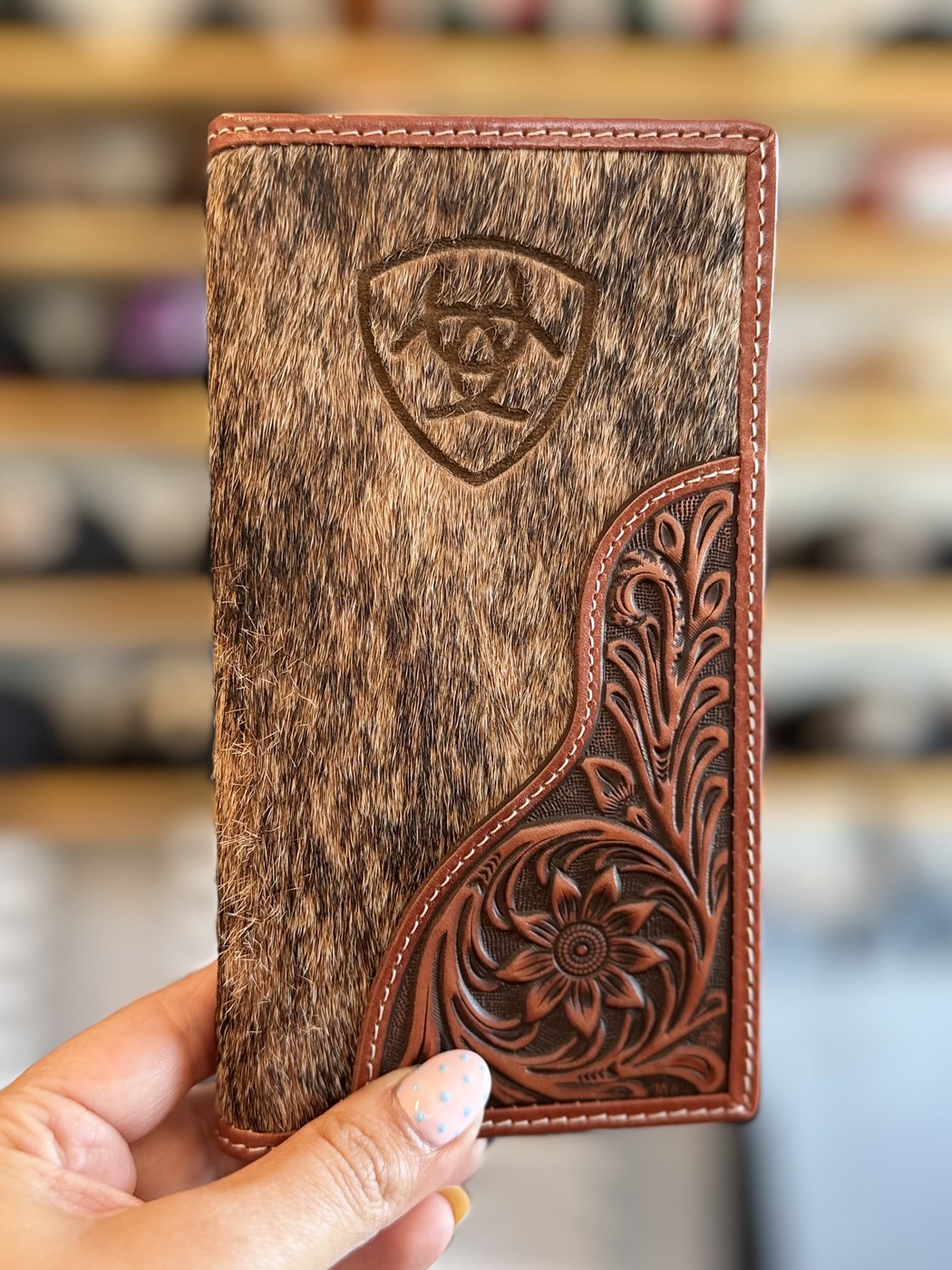 Cartera negra Ariat